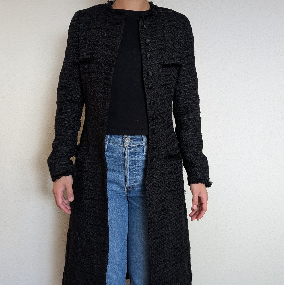 Elegant Black Long Coat